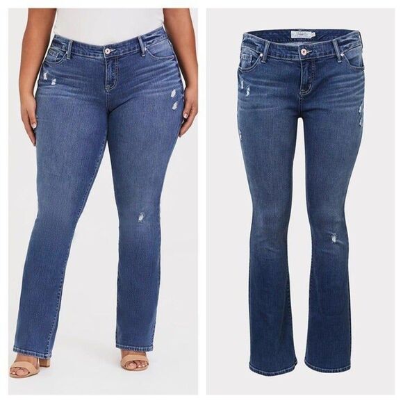 Torrid Slim Boot Vintage Stretch Mid-Rise Jean - Picture 2 of 6